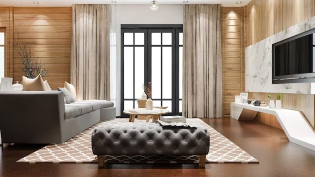 What are the primary services offered by the living room curtains services in Dubai ?